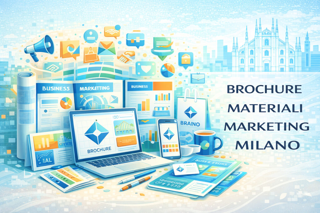 Brochure materiali marketing Milano